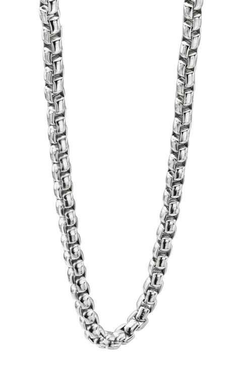 24 stainless steel box chain|stainless steel 11 inch chain.